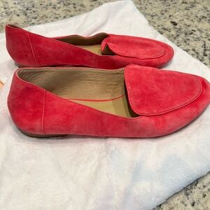Talbots Vibrant Pink Suede Flats size 8.5